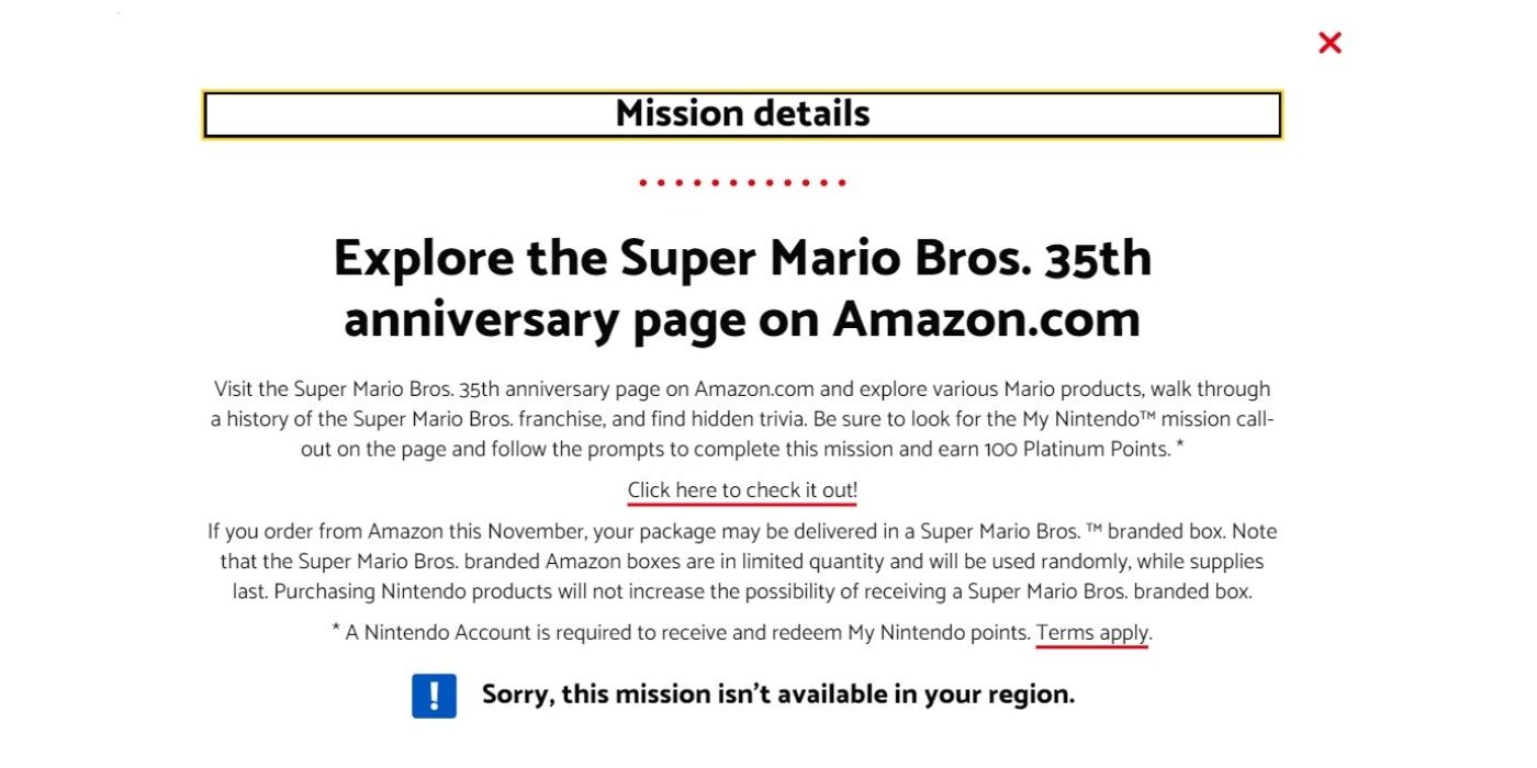 Nintendo Amazon Packages Disclaimer TG