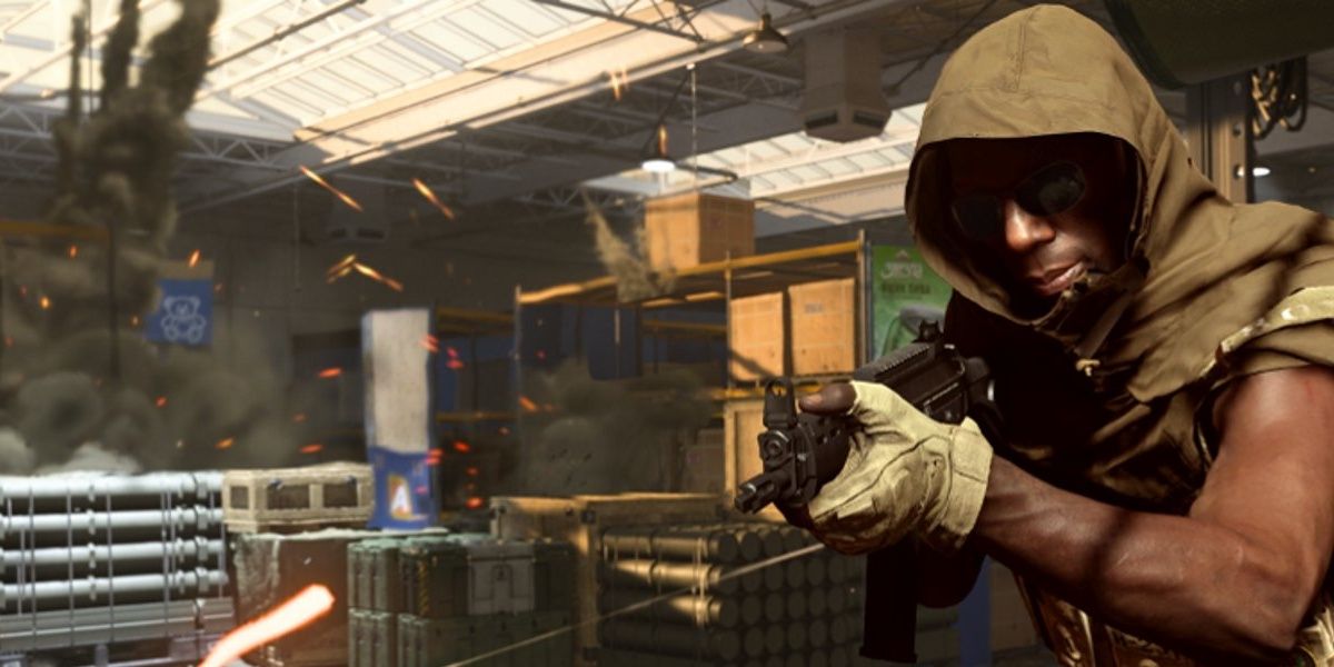 Operator Shooting in Superstore in COD MW Cropped
