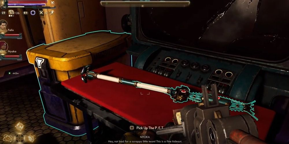 P.E.T. weapon in Outer Worlds