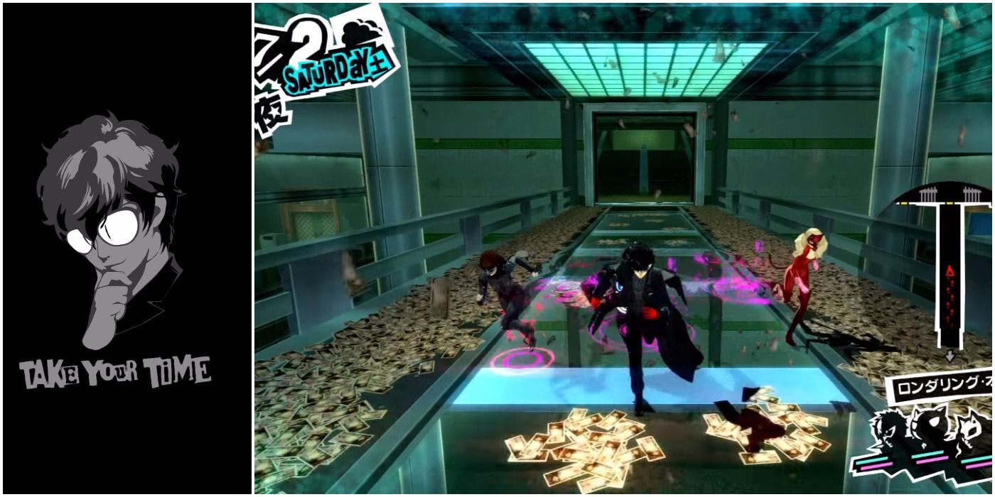 Persona 5 - Joker Running through a Dungeon