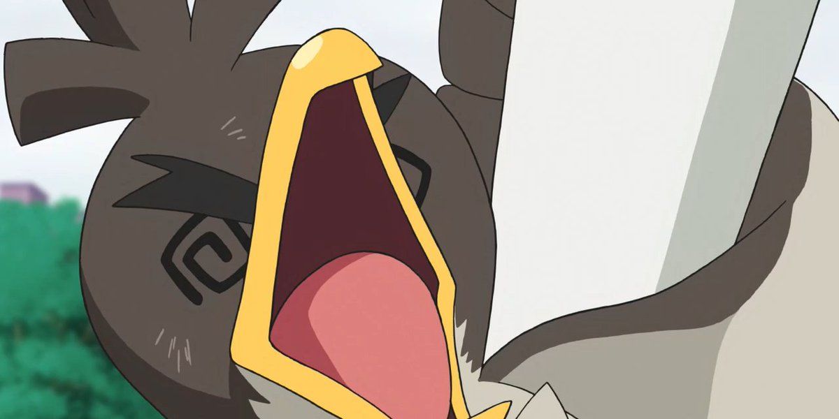 Pokemon Anime Sword Shield Galarian Farfetch'd Dazed