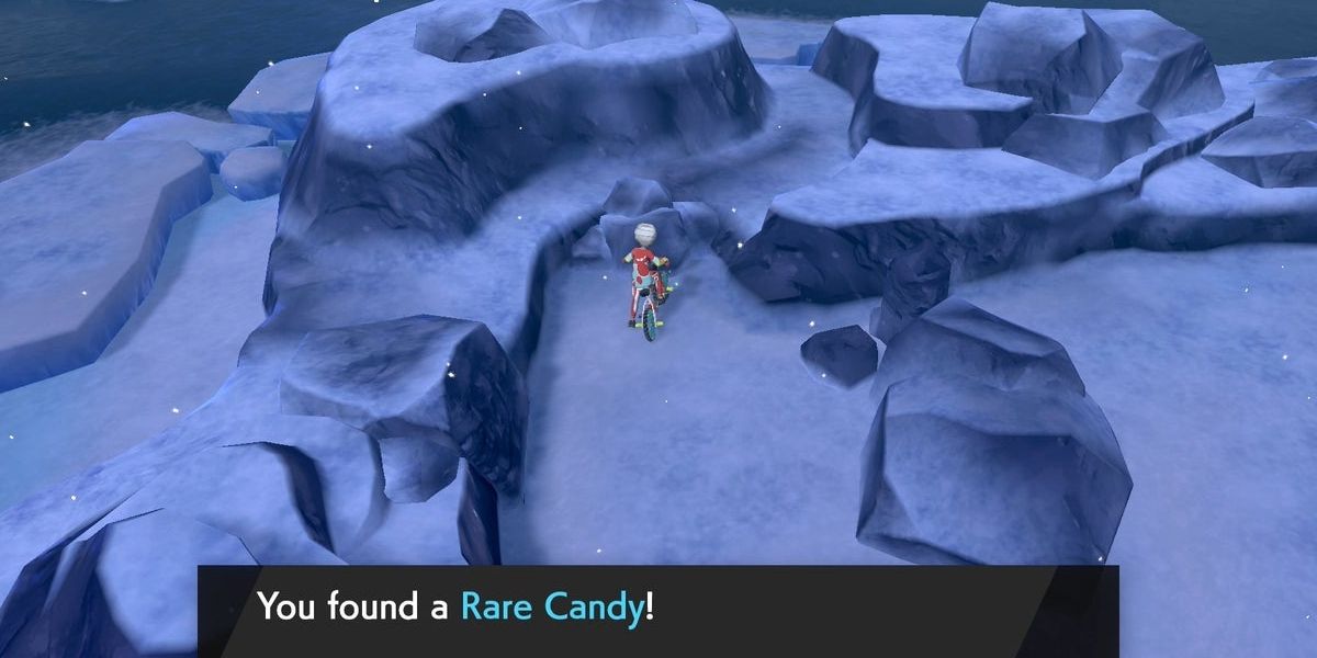 finding a rare candy in snow