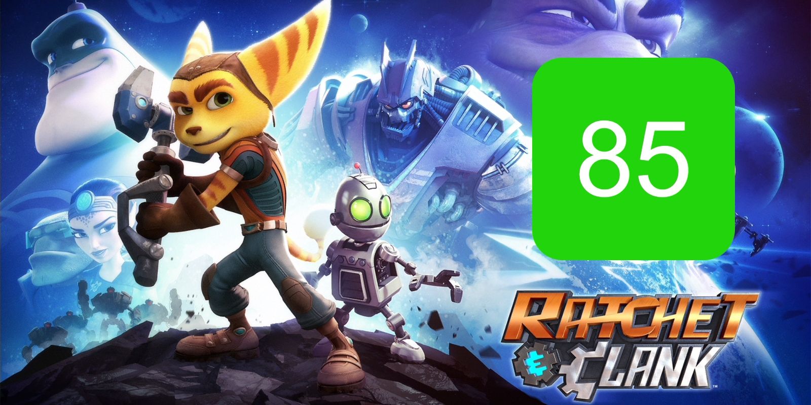 The PS4 metascore for Ratchet and Clank's remake