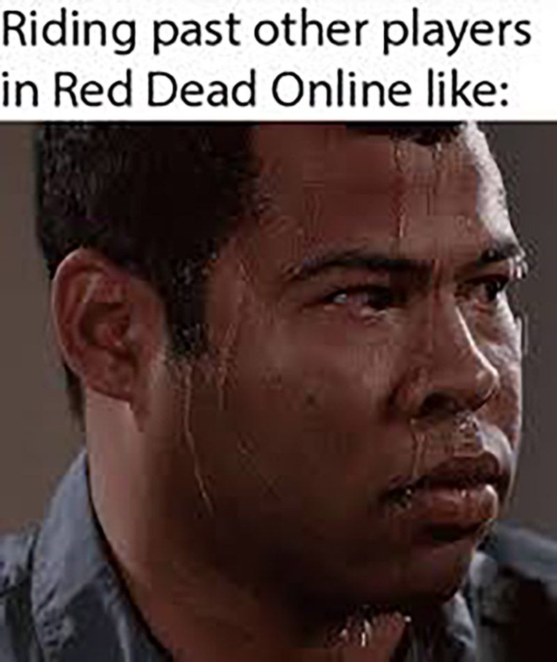 Red Dead Online Riding Past Players Meme 1