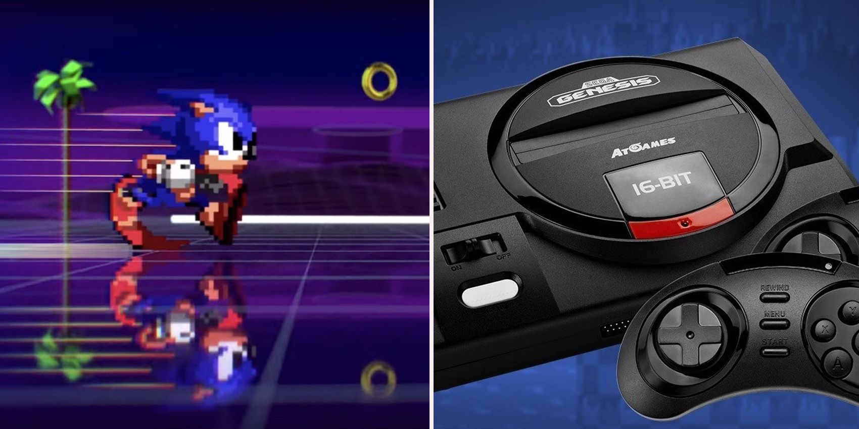 This handheld console lets you play the classic Sega cartridges