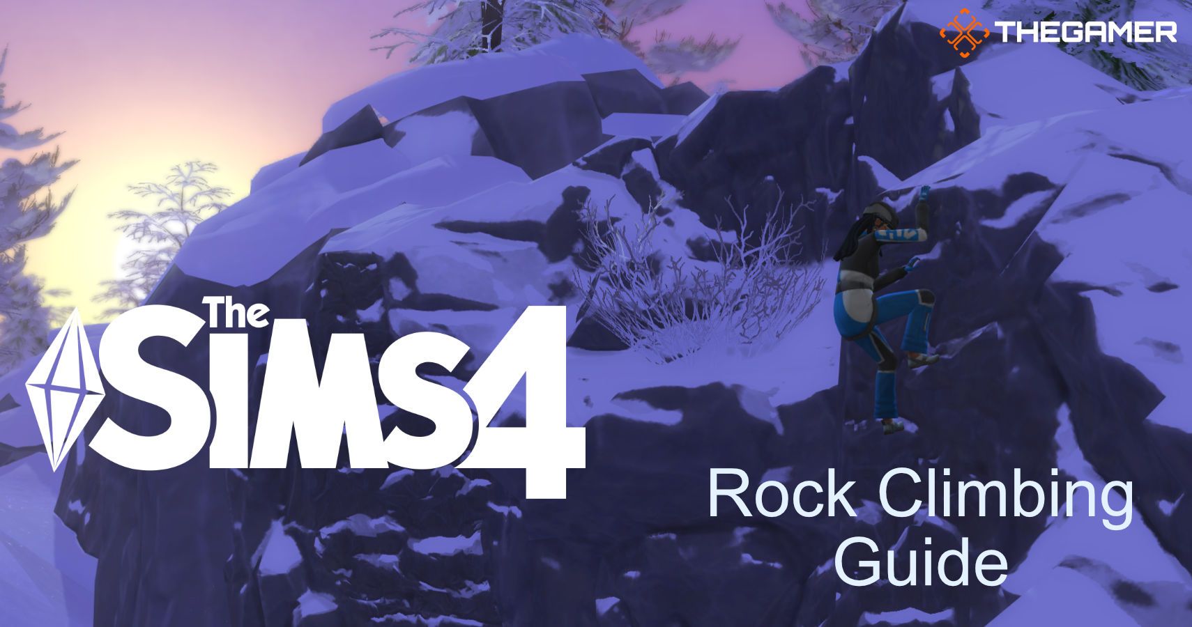 The Sims 4 Snowy Escape How To Build Rock Climbing Skill Quickly