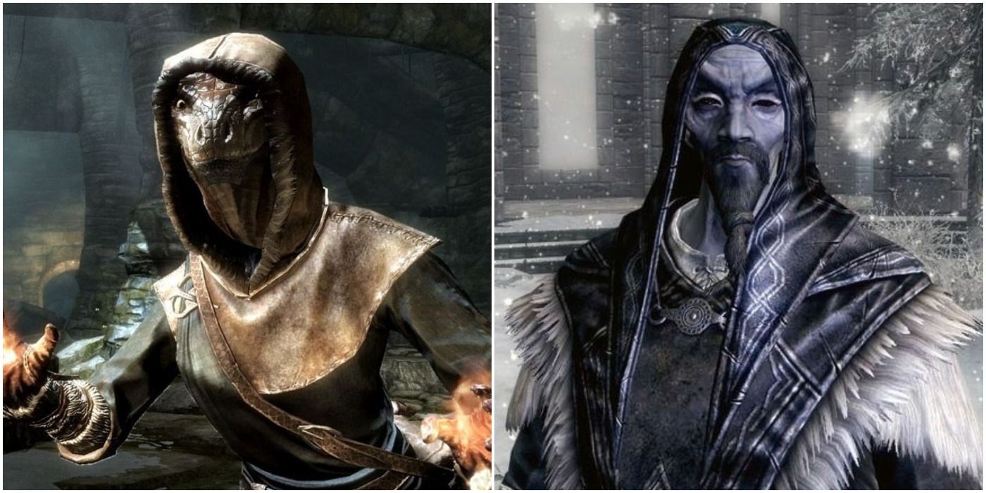 Skyrim: The 5 Best (& 5 Worst) Races to Play As A Mage