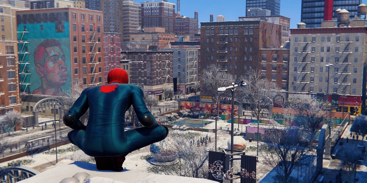 Gameplay screenshot from Spider-Man: Miles Morales