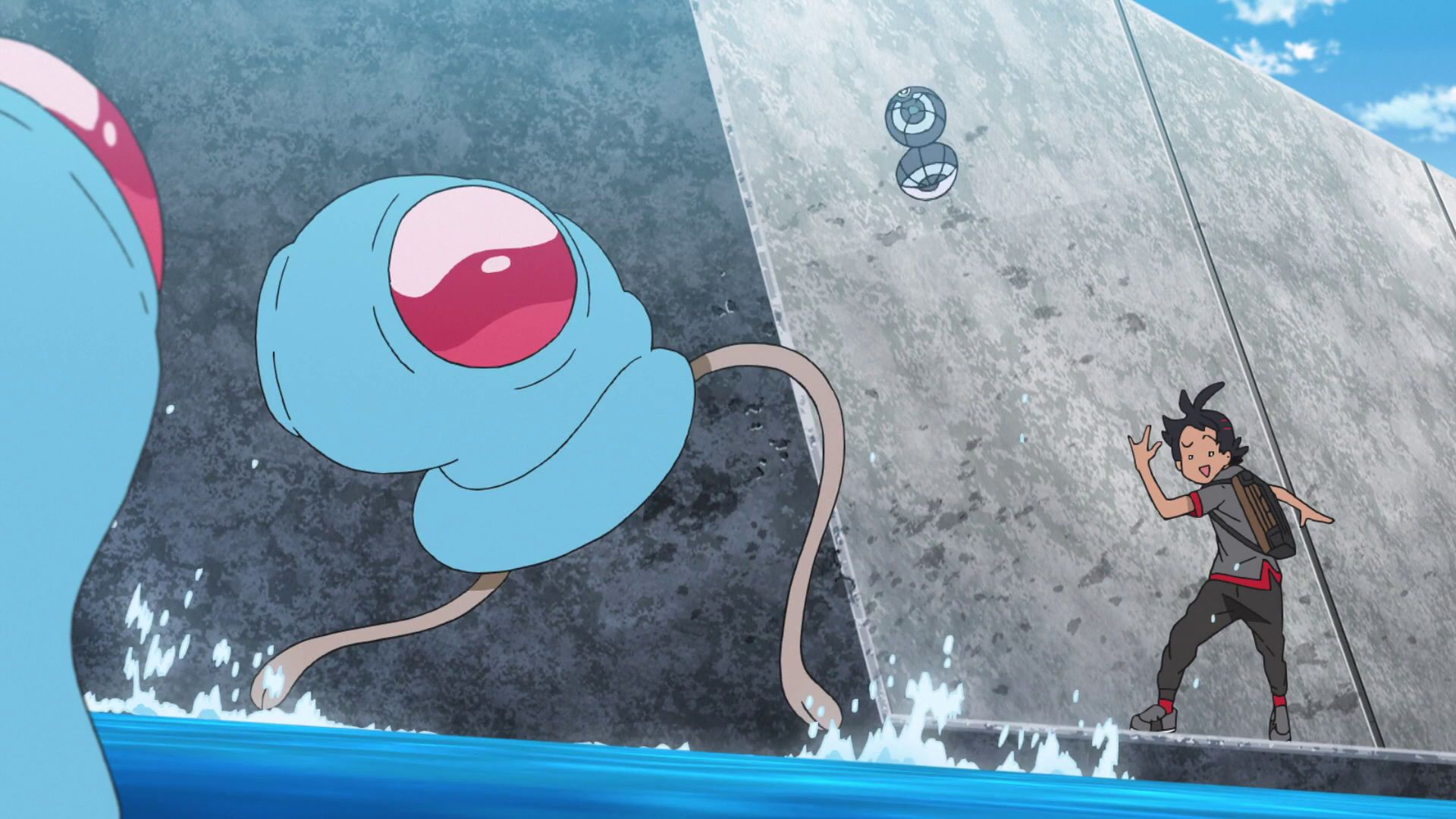 tentacool in the pokemon anime goh