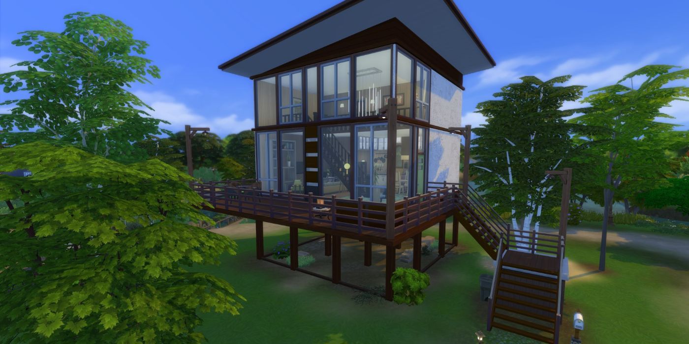 The Sims 4 House on stilts