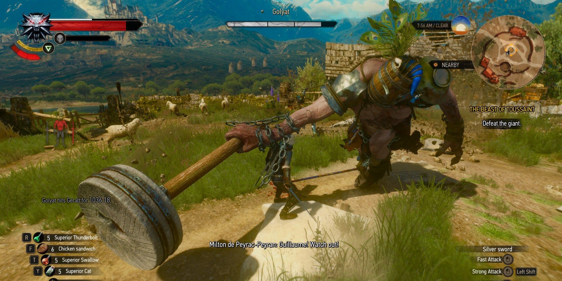Witcher 3 Golyat