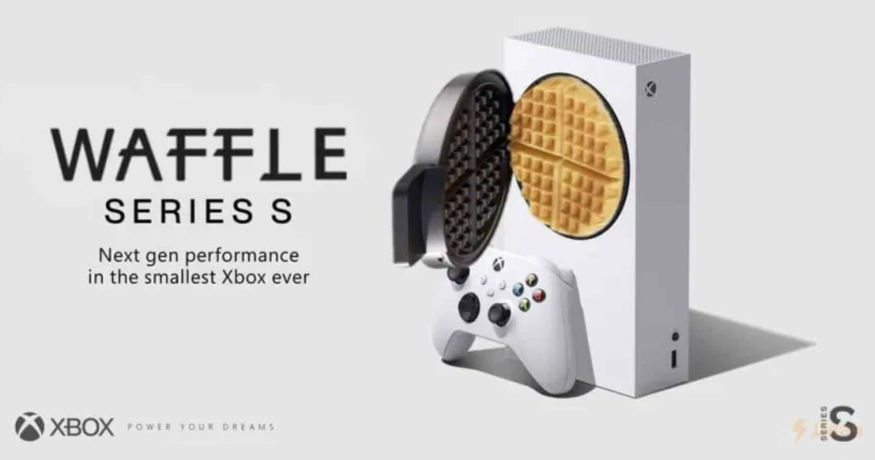 The series S turned into a waffle maker