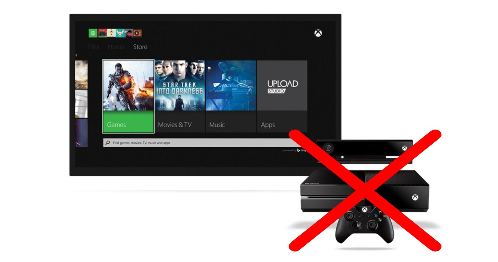 Xbox TV No Console Cover