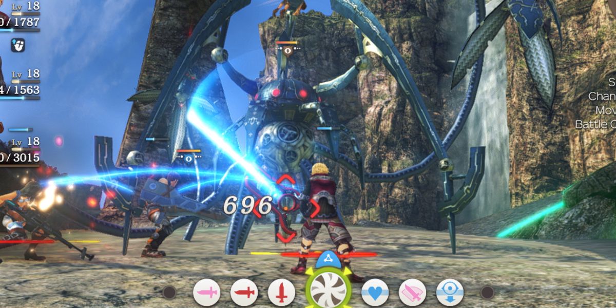 Xenoblade Chronicles: Definitive Edition battle screenshot