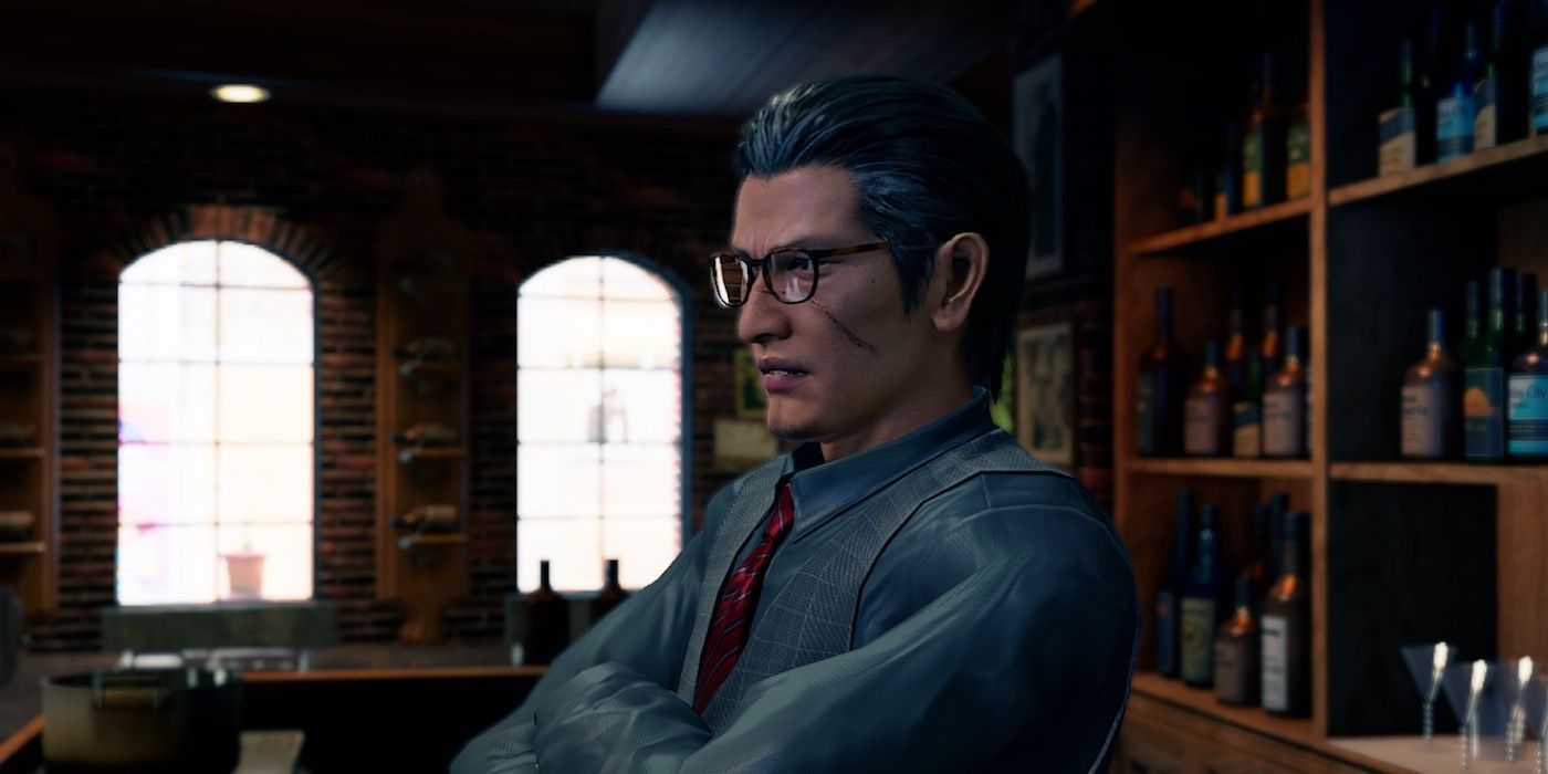 Yakuza: Like A Dragon's mysterious bartender looking stoic