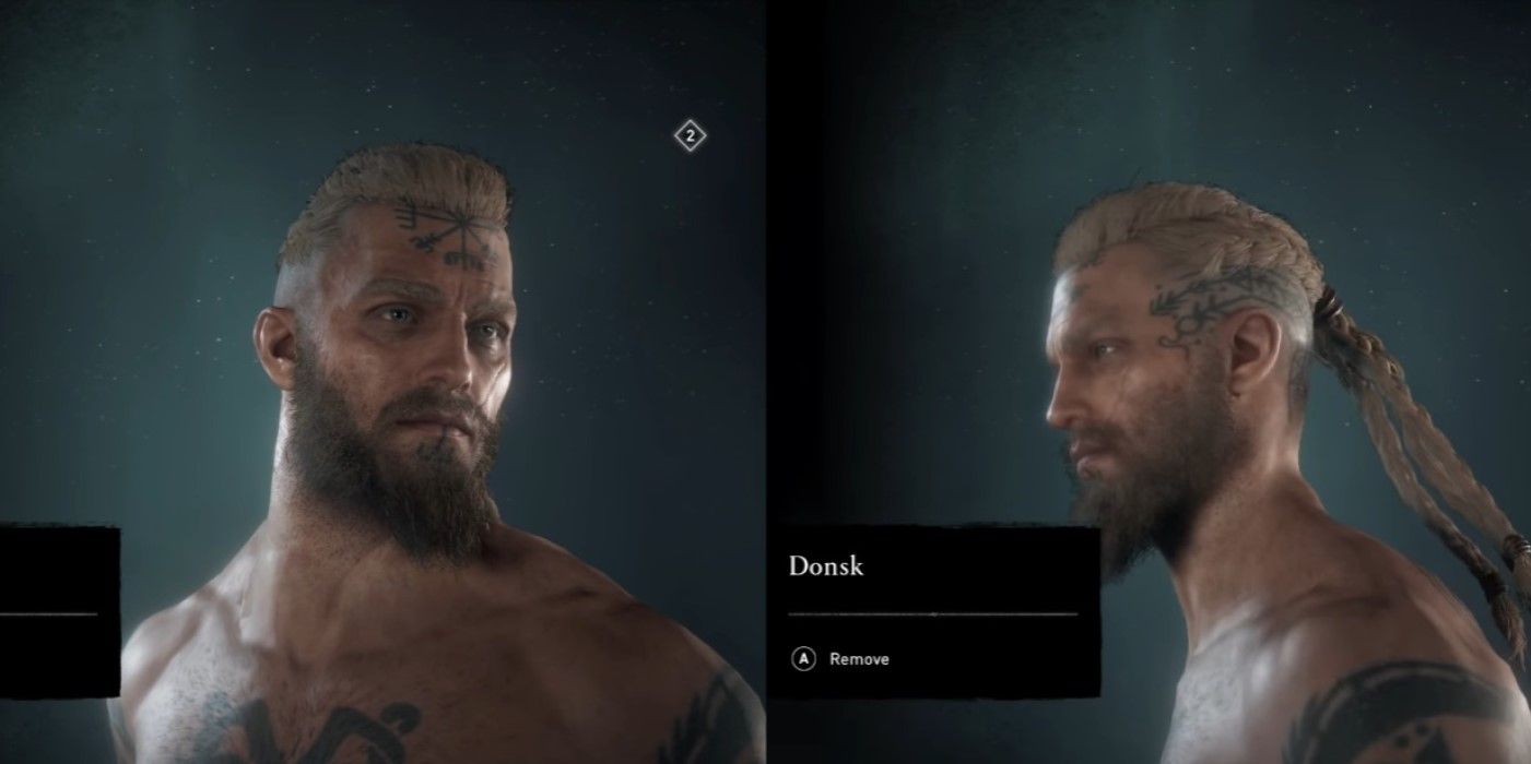 Donsk Face Tattoo in Assassin's Creed Valhalla