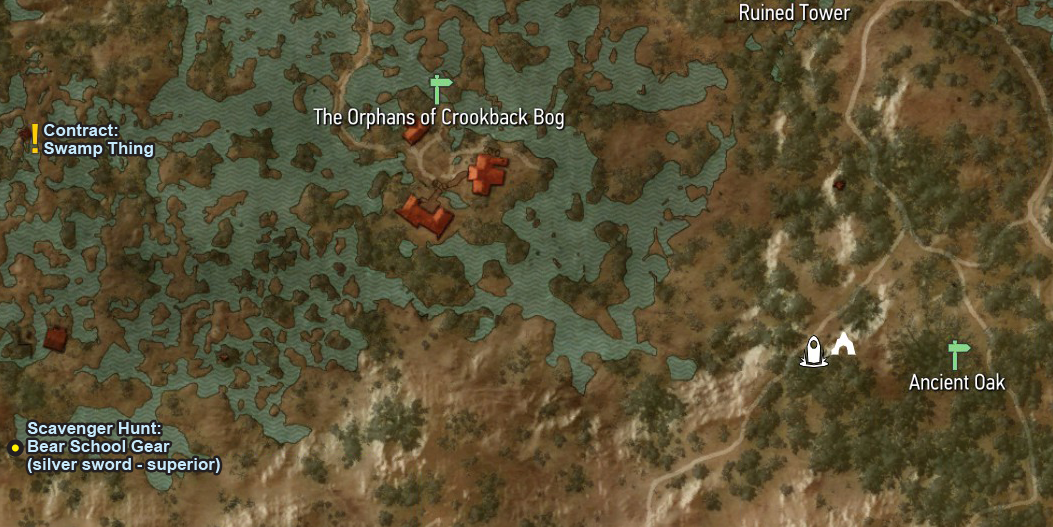 ancient oak marker location
