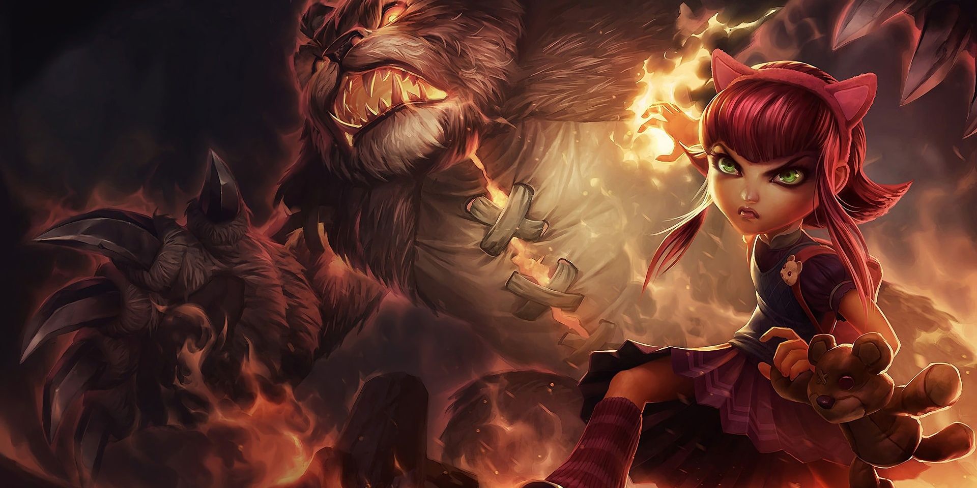 Annie With Fire Ball Summoning Tibbers