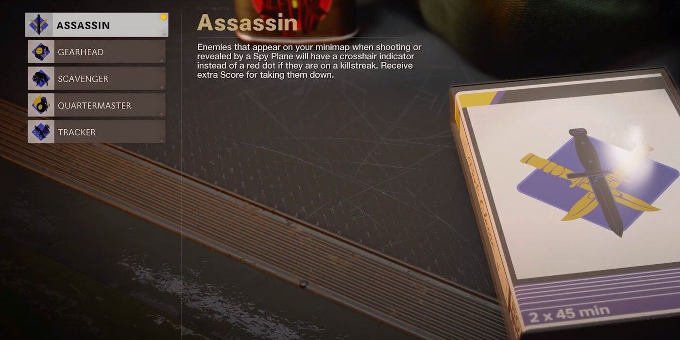Assassin Perk in Call Of Duty Cold War