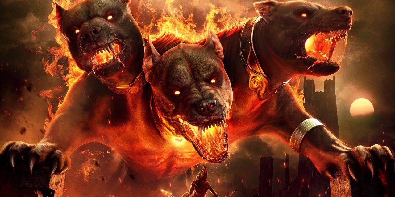 Cerberus in the Fate of Atlantis Assassin's Creed Odyssey DLC