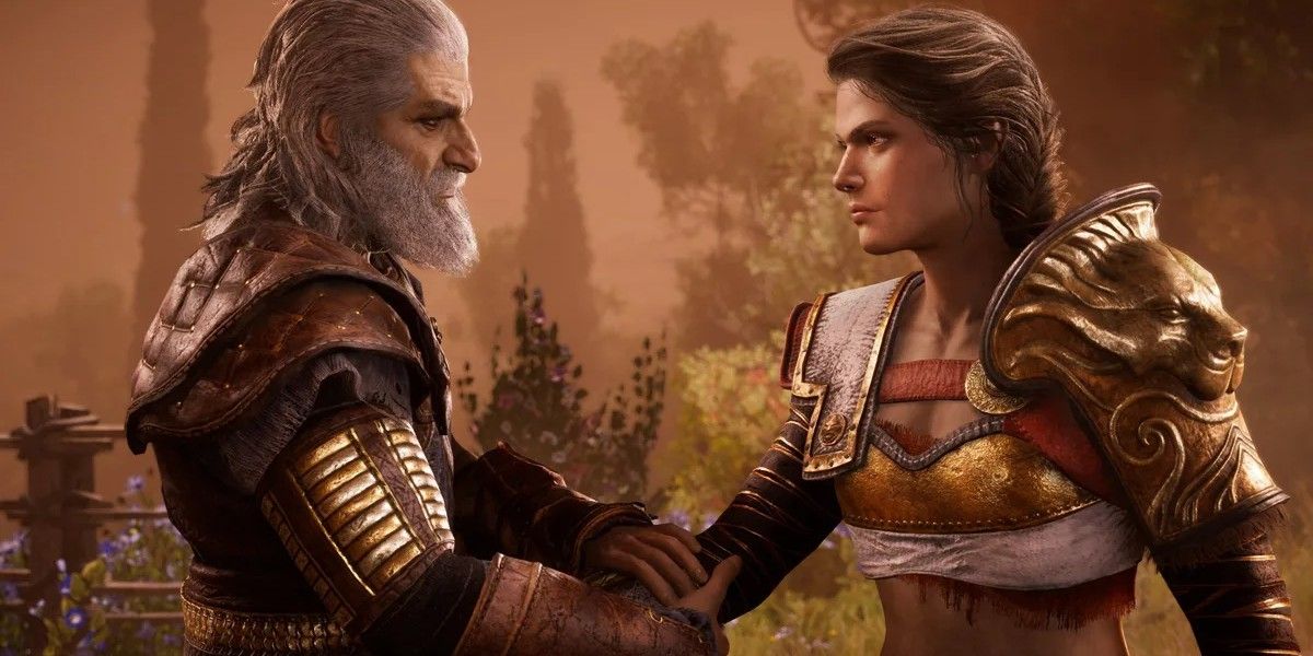 Kassandra and Darius from Assassin's Creed Odyssey Legacy Of The First Blade DLC