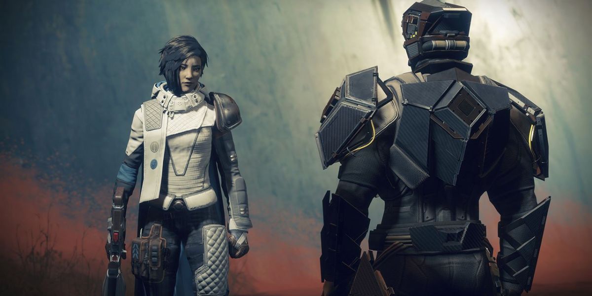 Ana Bray and a titan guardian as seen in Destiny 2: Warmind