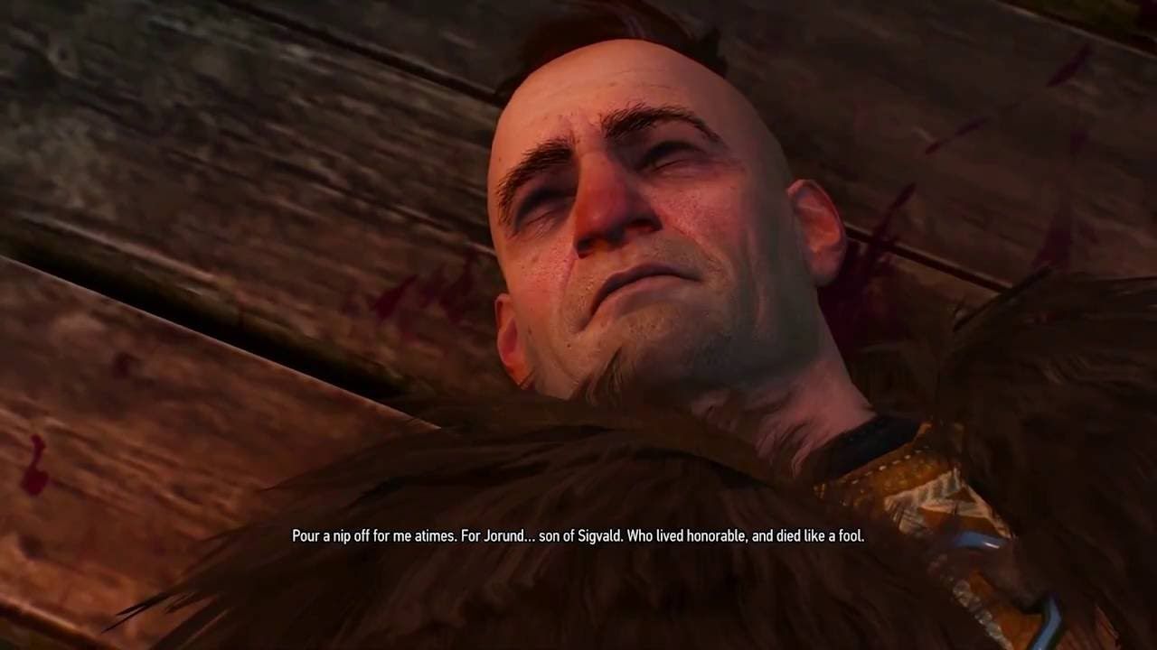 Witcher 3, Swan Song Speech