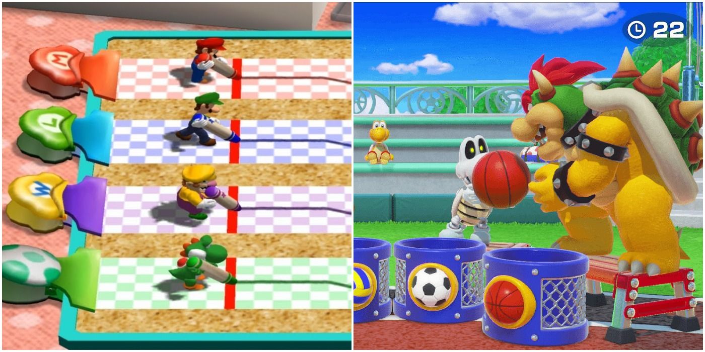 Difference in minigames between Mario Party 4 and Super Mario Party
