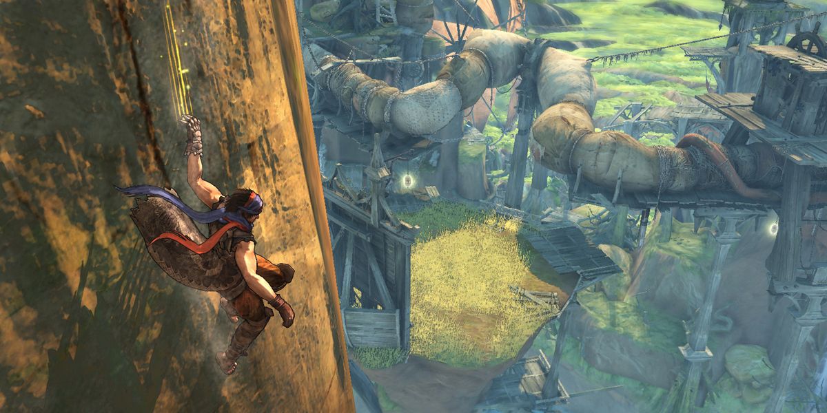 Prince Of Persia (2008) image of the prince traversing the land