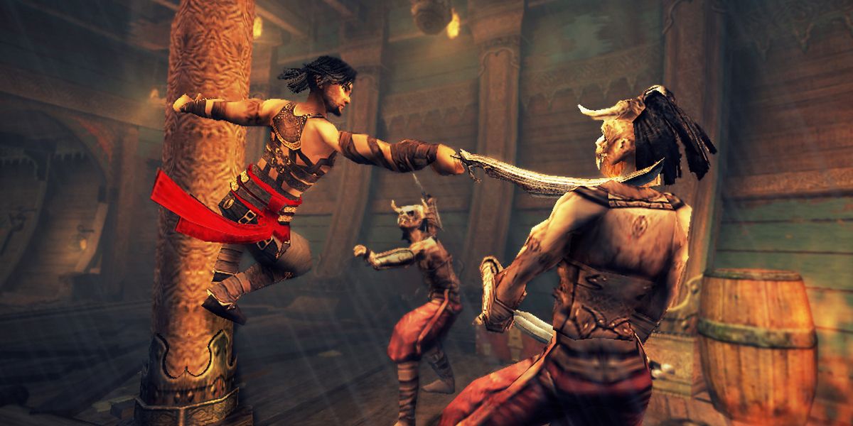 Prince of Persia Warrior Within prince fighting warriors