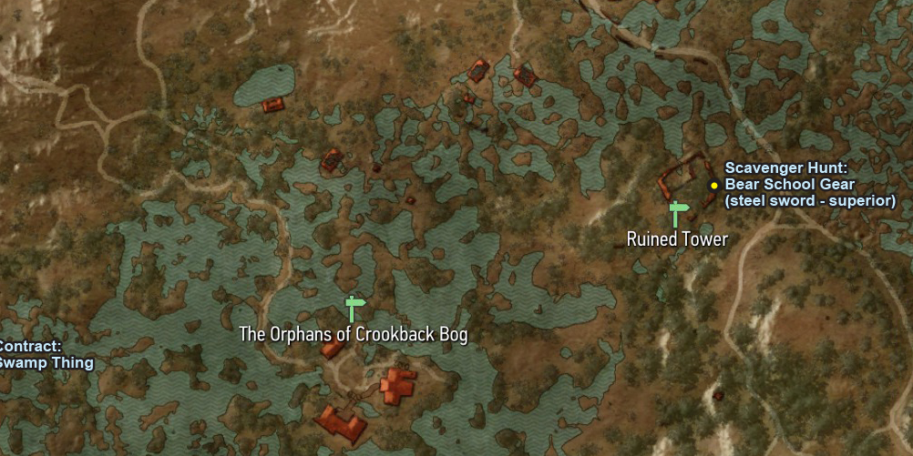 ruined tower marker