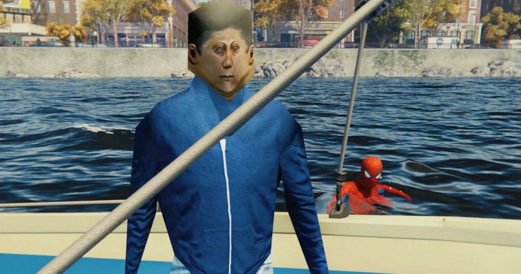 Marvel's Spider-Man: Remastered Has a Boat People Easter Egg