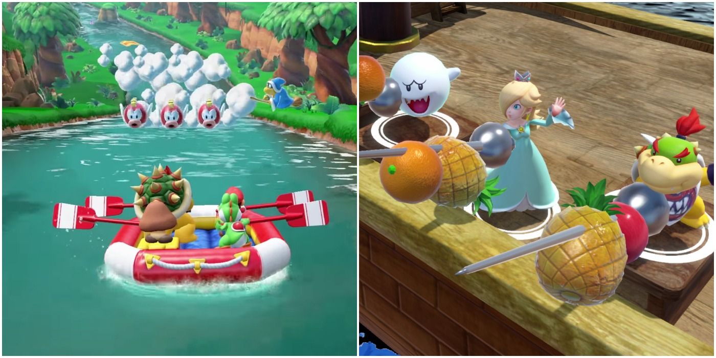 Sound Stage and Riverboat Survival in Super Mario Party