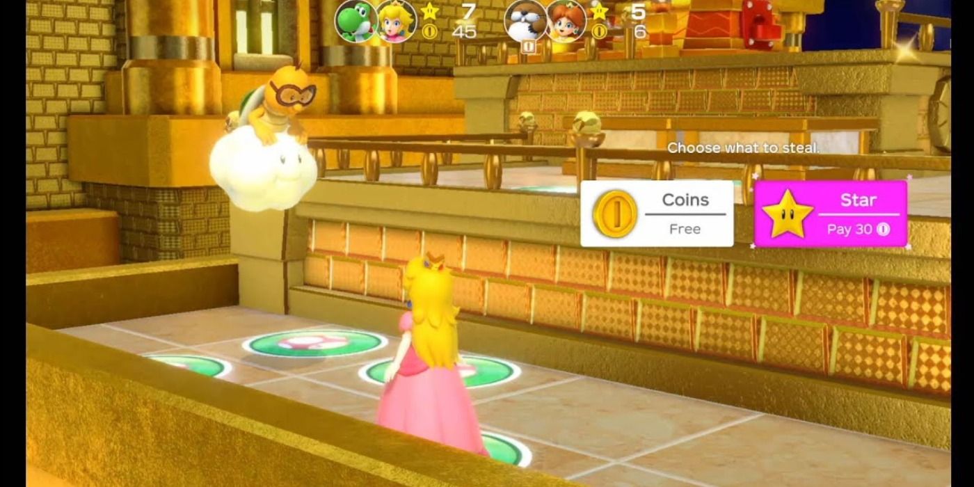 Steal a star in Super Mario Party