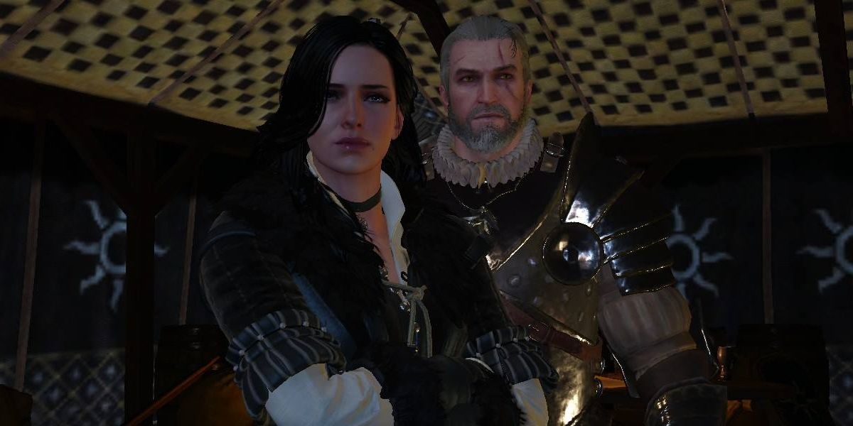 yennefer and geralt in the Witcher 3