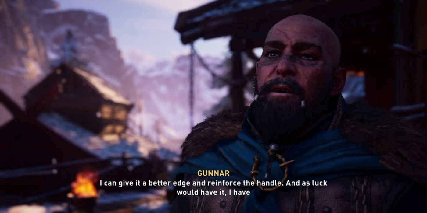 Gunnar the Blacksmith in Assassin's Creed Valhalla