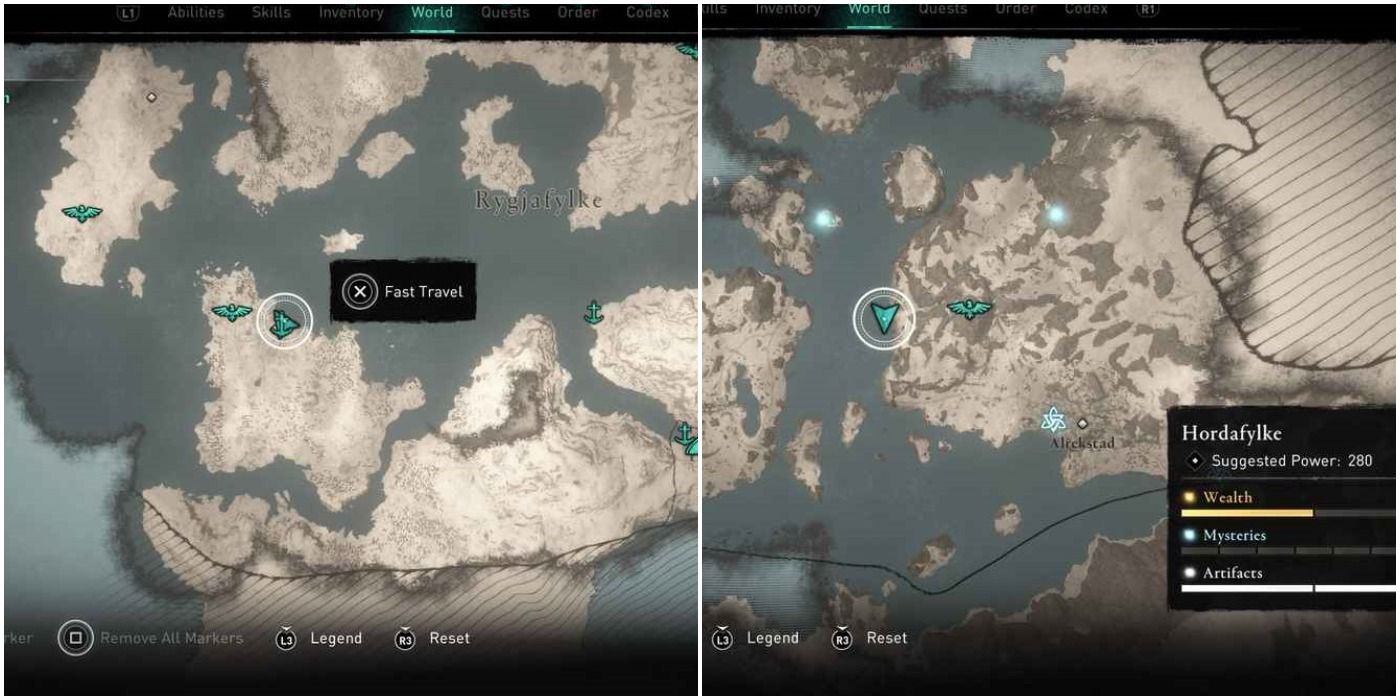The location in Norway in Assassin's Creed Valhalla