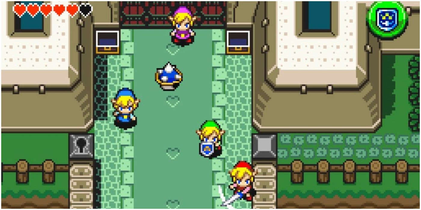 Zelda Four Swords gameplay screenshot