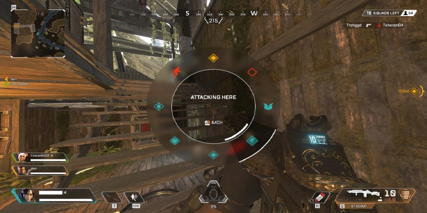 Apex Legends Ping system menu