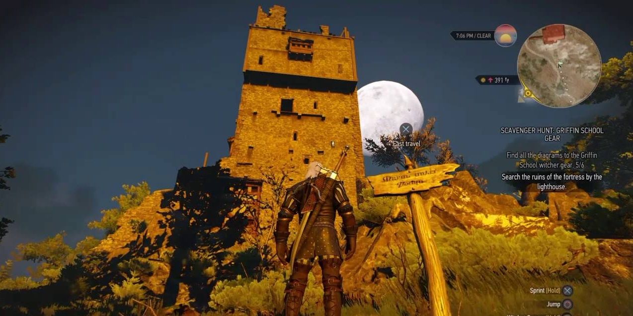 the witcher 3 abandoned tower