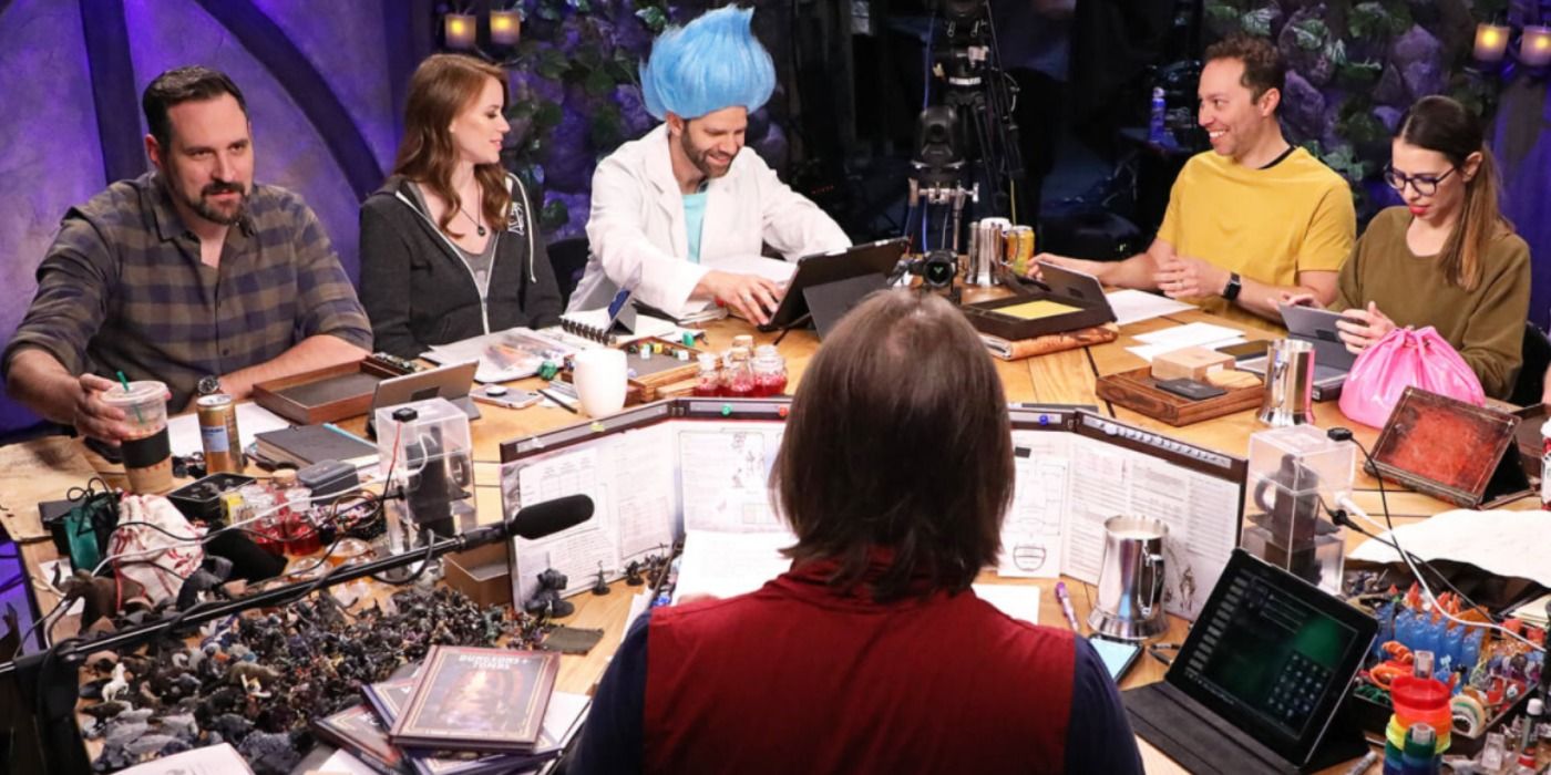 image of Critical Role cast playing Dungeons and Dragons