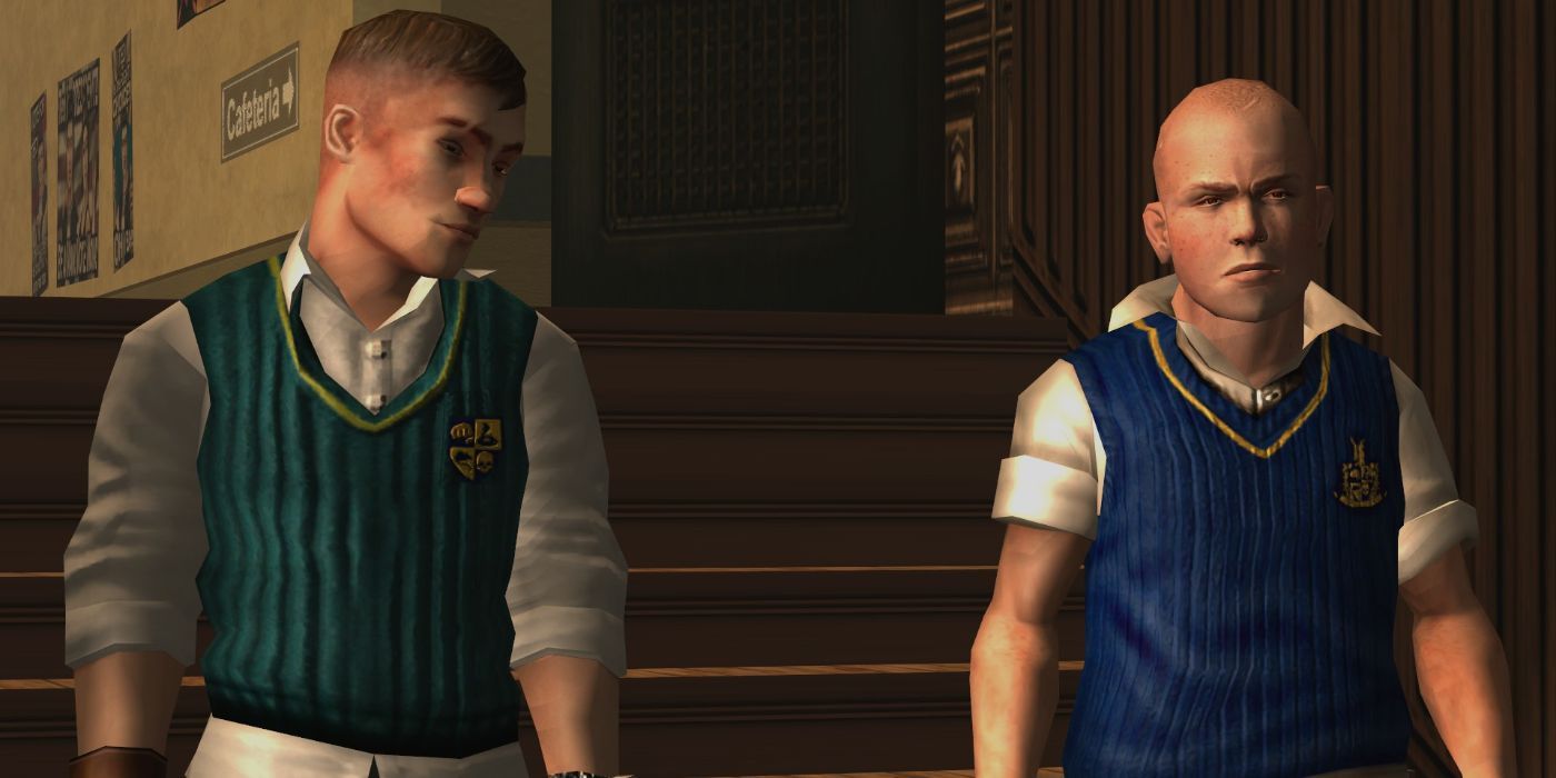 Jimmy (right) and Gary in Bully