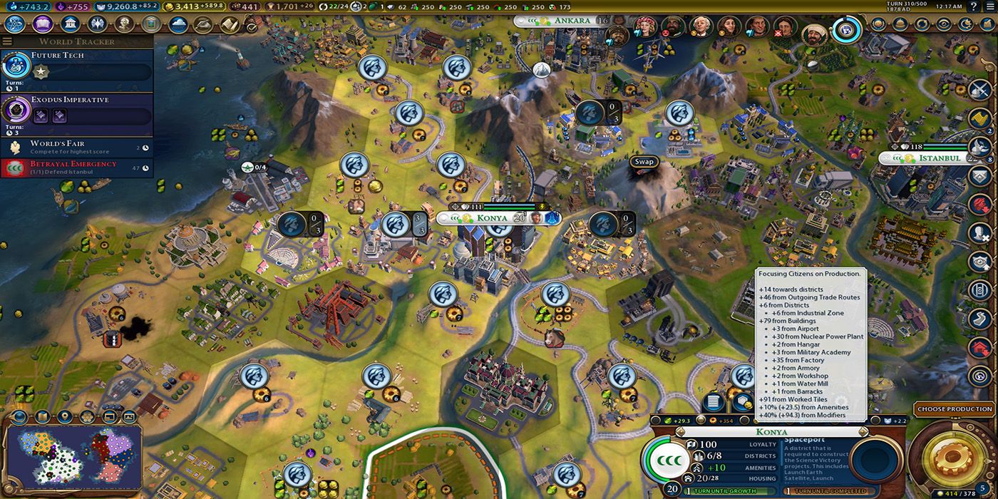 how to queue production in civ 5