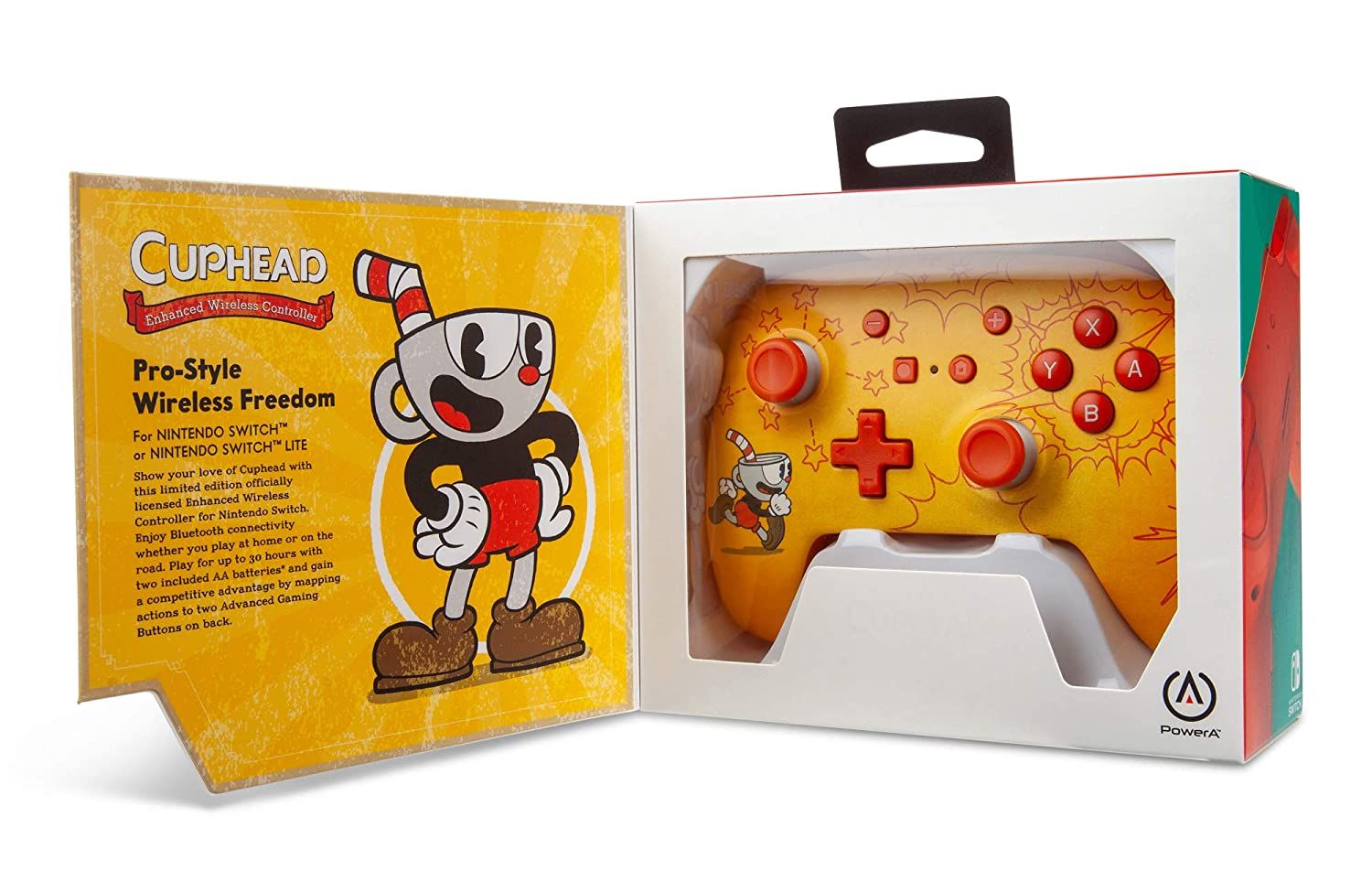 It's A Good Day For A Swell Battle With This New Cuphead Switch Controller