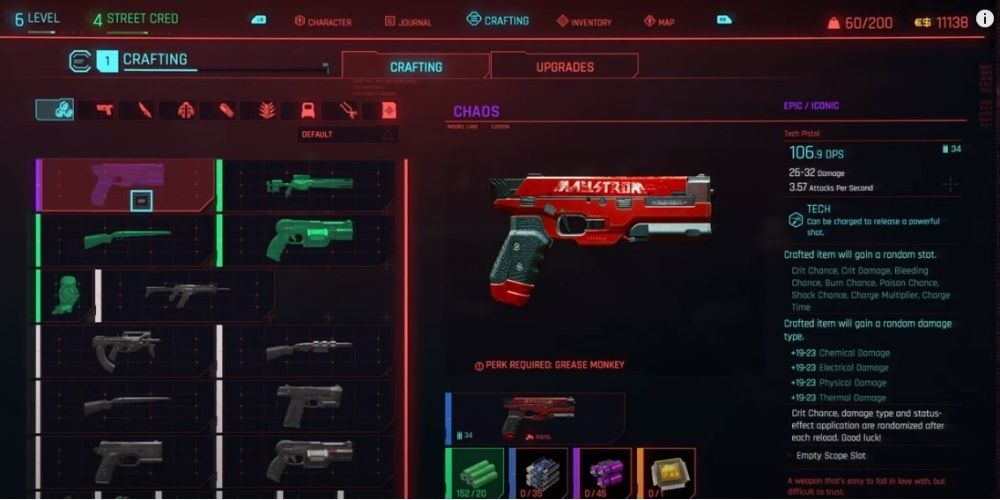 Cyberpunk 2077 All Iconic Pistols, Ranked (& Where To Find Them)