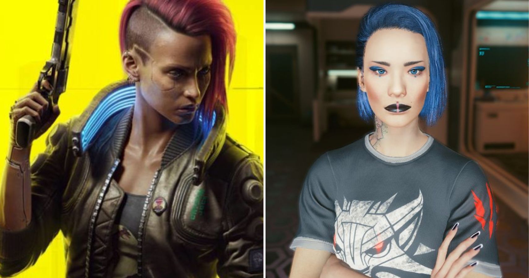10. Cyberpunk 2077 Blue Hair Female Character Creation - wide 3