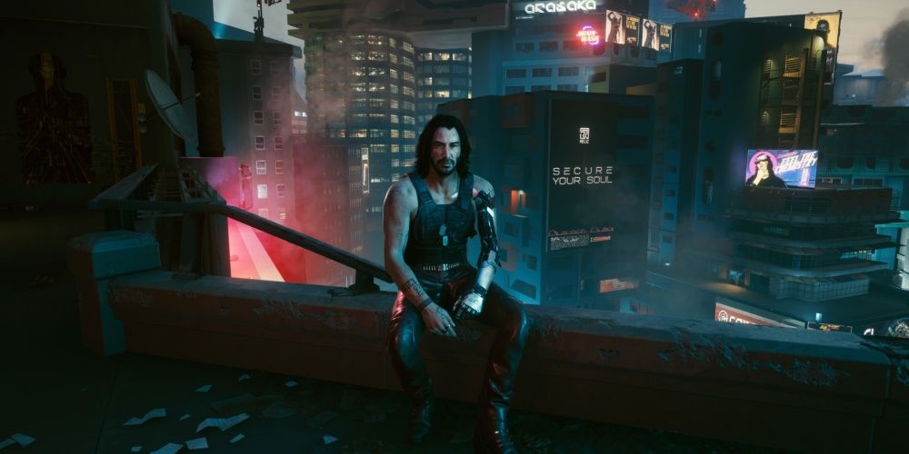 Cyberpunk 2077 Johnny Silverhand At Point Of No Return