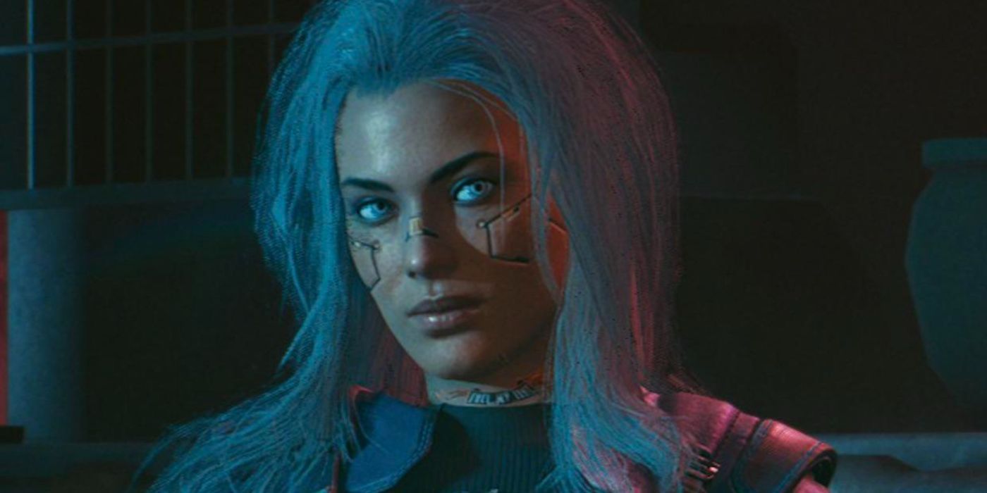 Cyberpunk 2077 Punk style V with long hair