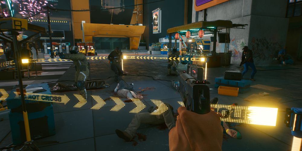 Cyberpunk 2077 Shooting NCPD