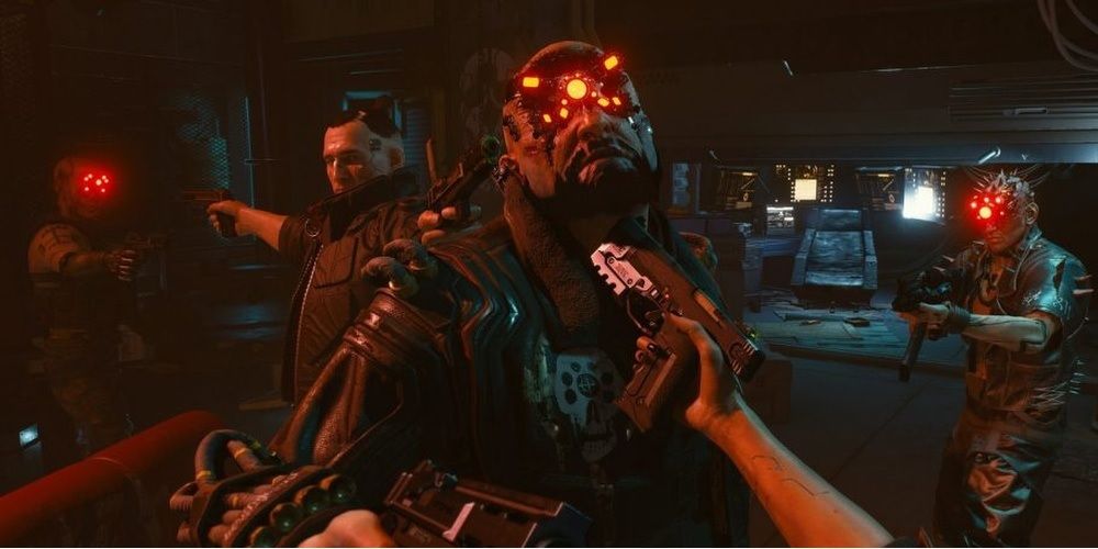 Cyberpunk 2077 V And Jackie Standoff With Maelstrom